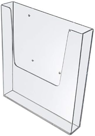 5 x A4 Portrait Wall Mountable Menu Leaflet Holder | Copy Holder Brochure Dispenser LDS5000 Business Literature Display | Document Booklet Flyer Holder | Wall Mount Organiser. Recyclable!