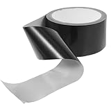 Alipis 2 Rollen Teppichklebeband 5cm X 10m Einseitig Stark Klebend Schwarzes Gewebeklebeband für Teppichreparatur Spurlos Entfernbar Vielseitig Einsetzbar für Industrie und Haushalt