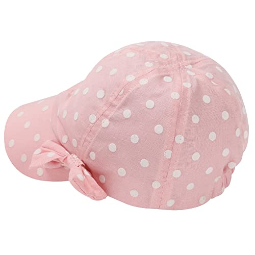 Toddler Sun Hat Girls Summer Hat Cap Uv Protection Dot&Bowknot Beach Hat Baseball Caps Upf 50+ #TOP5