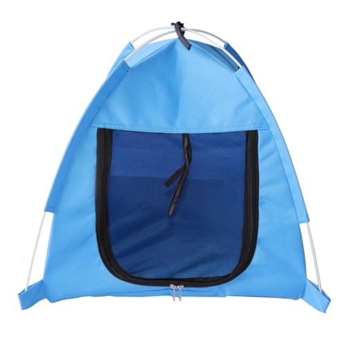 DEARMAMY ペット用アウトドア防蚊テント 折りたたみ式通気性ドッグハウス 猫犬兼用 軽量耐久プレイハウス 夏の暑さ対策に適した屋外ペット