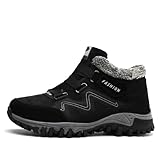 Soutien orthopédique : les chaussures d'hiver pour femme conçues avec une semelle intérieure orthopédique et un contrefort de talon rembourré, aident à corriger la posture, soulager le stress articulaire, soulager les douleurs au pied et minimiser la fatigue pour un confort orthopédique tout au long de la journée.