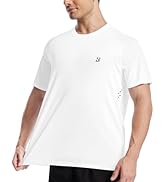 Roadbox Men's Workout Athletic Shirts Short Sleeve, Moisture Wicking Running T-Shirt Quick Dry, A...