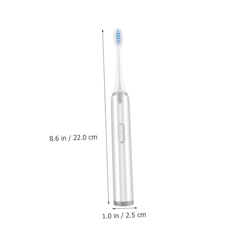 Veemoon Elektrische Zahnbürste für Erwachsene Ergonomischer Griff Bürstenköpfen Einfache Bedienung für Effektive Zahnreinigung – Bild 3