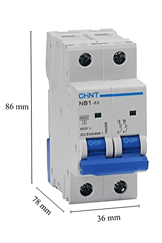 NB1-63 disjoncteur CC 500V 20A CHINT pour éviter surcharges et courts-circuits - 2