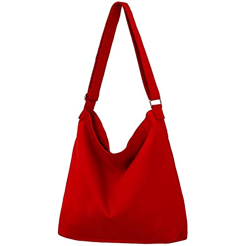 Image of Lify Women's Retro Large Size Canvas Shoulder Bag Hobo Crossbody Handbag Casual Tote - 1 Piece