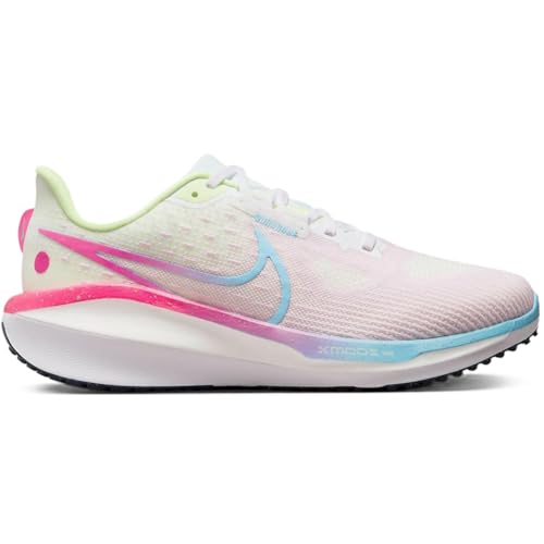 Nike Vomero 17 Women's Road Running Shoes (FZ3974-686, Pink Foam/White/Barely Volt/Multi-Color) Size 11 - Main Image