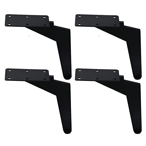Patas de sofá de metal, patas de repuesto de hierro forjado para una fácil instalación, diseño moderno para baño, cocina, sala de estar, 15,5 cm de altura con tornillos