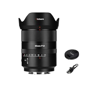 7artisans 85mm F1.8 AF Objektiv für Sony E Mount, Full Frame, Autofokus Portrait, Eyes/Face Tracking, USB