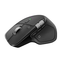 Logitech MX Master 4, ergonomische kabellose Maus mit fortschrittlichem, leistungsstarkem, haptischem Feedback, ultraschnellem Scrollen, Laden über USB-C, Bluetooth, Windows, MacOS – Schwarz