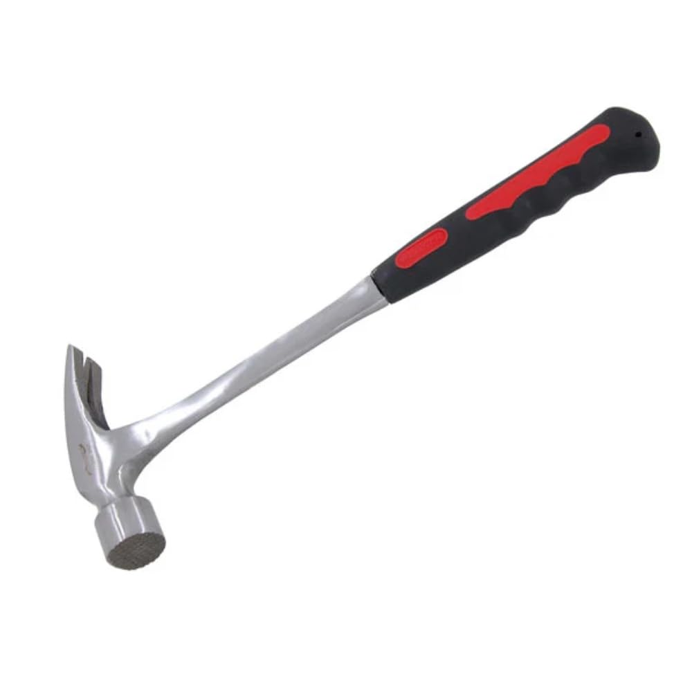 Neilsen CT0599 24oz Claw Hammer Steel Shaft Thermoplastic Rubber Grip