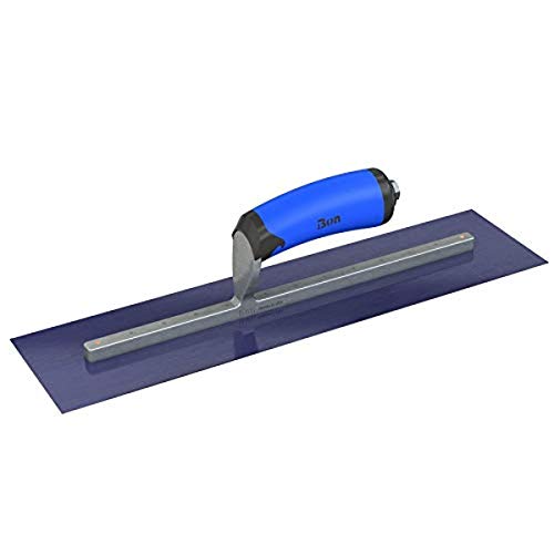 Bon 67-178 Steel City Finish Trowel - Square - Blue Steel - 14 X 4 - Comfort Grip by Bon - Used condition - US$21.79