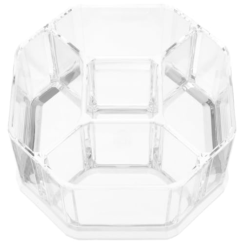 DONFAMDS 透明アクリル製ティーバッグ収納ケース 仕切り コンパクト収納ボックス ポータブルでお茶 キャンディ袋整理用 キッチン 再利用可能