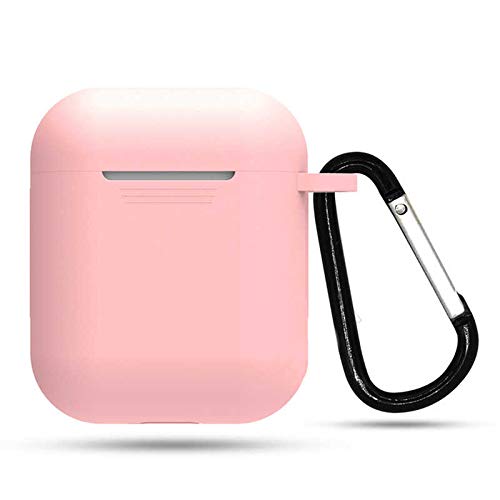 Zore Apple ile uyumlu Airpods Standart Silikon Kılıf Pembe Açık
