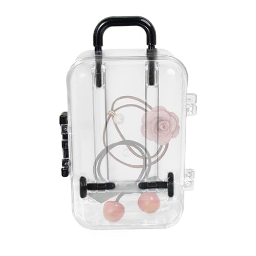 Luggage Favor - Transparent Luggage Box,Travel Packaging Box for Birthday, Weddings, Old Home Decoration, Suitcase Box Hixip