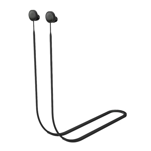 Google Pixel Buds Pro 2�Ή��V���R�������h�~�X�g���b�v �X�|�[�c�\�t�g�X�g���b�v�A�N�Z�T���[ ���S�ŏ_��ȃC���z���l�b�N���[�v�R�[�h(�u���b�N)