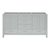 ARIEL Cambridge 66 Inch Grey Solid Wood