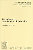 Les Animaux Dans La Mentalite Romaine 2870312121 Book Cover