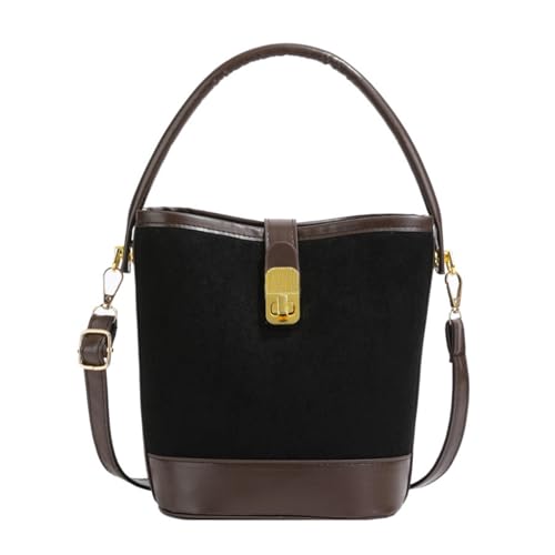 Bucket Bag for Women Classic Crossbody Purse Leather Shoulder Bag Handbag with Adjustable Strap