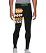 Zimperad Customized Fight Compression Pants Jiu Jitsu BJJ Tights Fighting Grappling Martial Arts Muay Thai Kickboxing Black