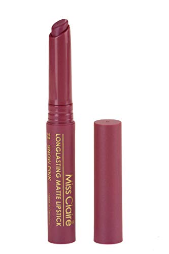 Image of Miss Claire Longlasting Matte Lipstick, Snow Pink 22, 2 g