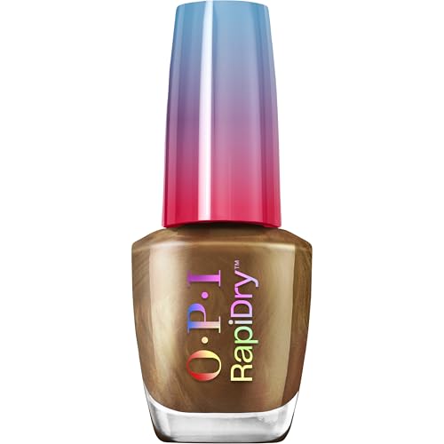 OPI RapiDry™ Vernis à ongles à séchage rapide, haute brillance et vegan - Jusqu'à 5 jours de tenue - Fast Foodie (9ml)