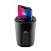 Qi MASO Chargeur de voiture Chargeur de voiture sans fil chargeur rapide Support de téléphone de voiture pour iPhone X / 8, Samsung S8 / S7 / S6 / S6 (largeur inférieure à 2,8 pouces)