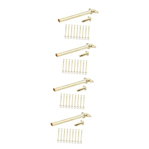 Amosfun Arreglar 40 Juegos Accesorios Para En Ventilador De Mano De Eje Remache y Tuerca Del Ventilador De Mano Accesorios Para Plegables Remaches De Planchar