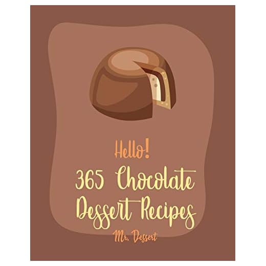 Hello! 365 Chocolate Dessert Recipes: Best Chocolate Dessert Cookbook Ever For Beginners [Pie Tart Recipe, Chocolate Truffle Cookbook, Easy Cheesecake Recipe, Gluten Free Cupcake Cookbook] [Book 1]