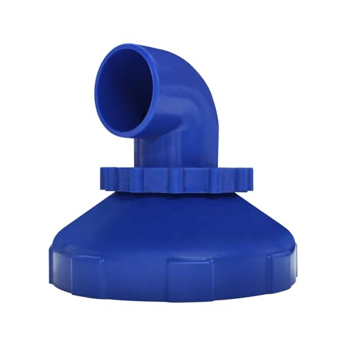 Hekasvm Pool Einlaufdüse 360° Drehbar für Intex Bestway Pool Düse Auslass Ausströmer Zubehör, Einströmdüse 32mm für Stahlwandpool, Pool-Zubehör, Schlauchanschluss 32mm (Blau)