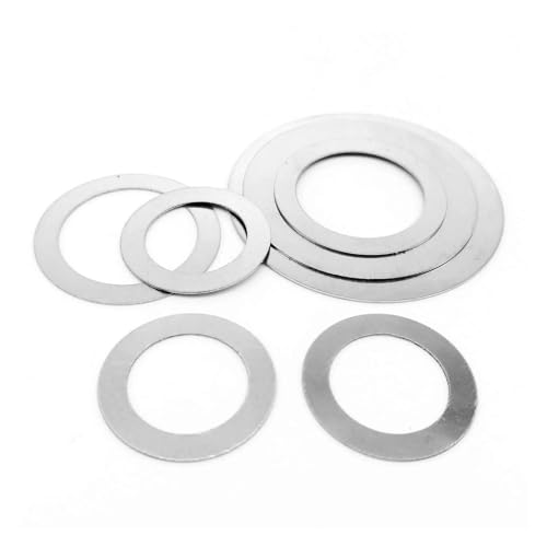 Maiitmor ワッシャーハードウェア 10/50 個 304 ステンレス鋼超薄型平ワッシャー極薄調整ガスケット精密シム M2 M3 M4 M5 M6 M7 M8 M9 M10 M12 に M40 (Size : 10pcs M14x18xThick,