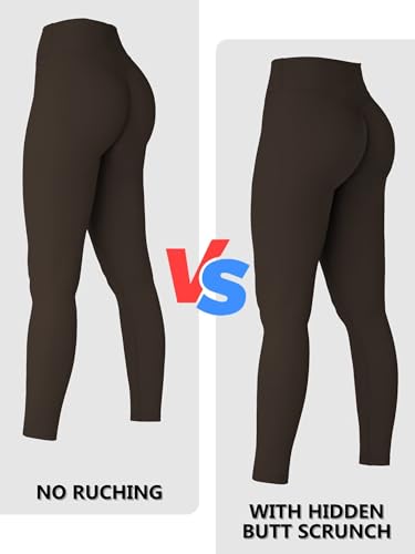 Image of Sunzel Sunzfly Invisible Butt Scrunch Workout Leggings for Women, Butt Lifting High Waisted Gym Yoga Pants with Tummy Control