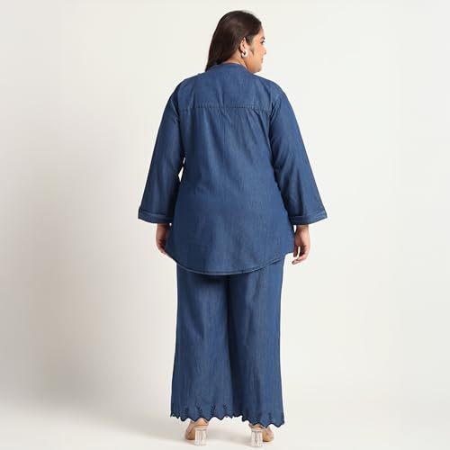 Image of Women's Co-Ord Set Relaxed Fit for Women | Two Piece Suit Top & Pant| Full Sleeve Cord Dress for Women | Casual Wear Co-ord Set for Women