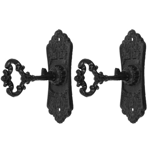 Gancho de pared vintage para llaves soporte resistente de hierro fundido para pasillo 2