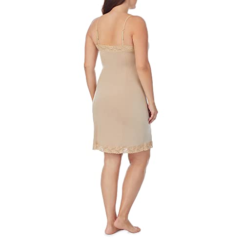 Image of Jones New York Women's Silky Touch inch38 Spaghetti Strap Anti-cling Full Slip W /Lace