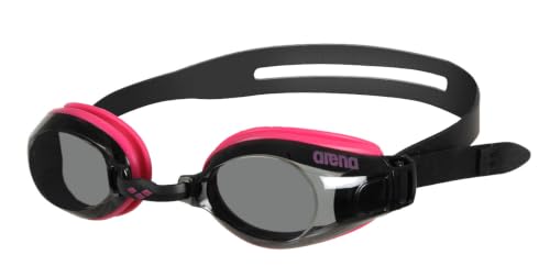 ARENA Zoom X-Fit Gafas de Natación Unisex Adulto, Gafas de Piscina con Grandes Lentes, Protección UV, Puente Nasal Ajustable, Juntas de Silicona, Lentes con Tratamiento Antivaho