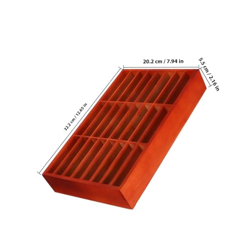 Boîte de rangement en bois pour téléphone portable support compartiments multiples atelier