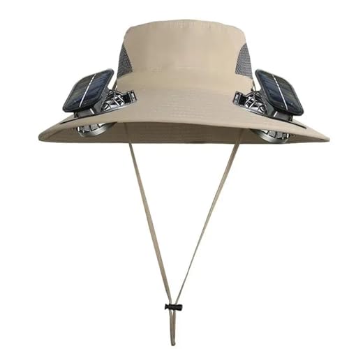Chapeau ventilateur solaire pour jardinage et randonnée homme