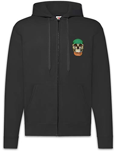 Sweat à capuche zippé homme premium coton peigné finitions soignées