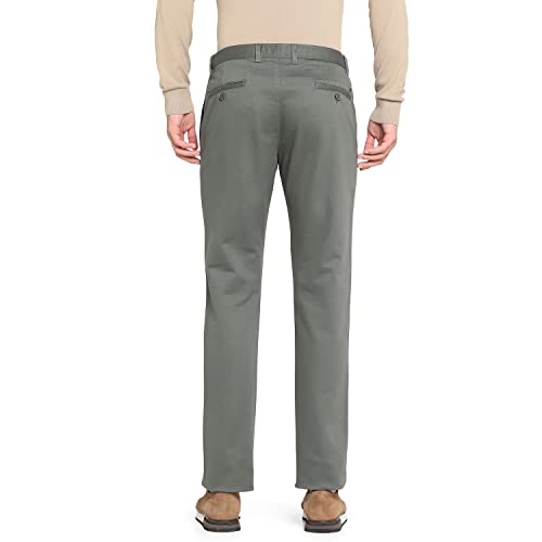 Image of blackberrys Solid Polyester Cotton Slim Fit Mens Work Wear Trousers