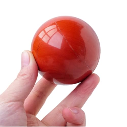 red Jasper Crystal Ball Crystal red Stone Rough Stone Polished Ball Home Office feng Shui Ball Decoration Ornaments,30mm