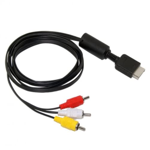 Cabo Av - Rca Áudio E Vídeo Para Playstation Ps3 Ps2 Ps1