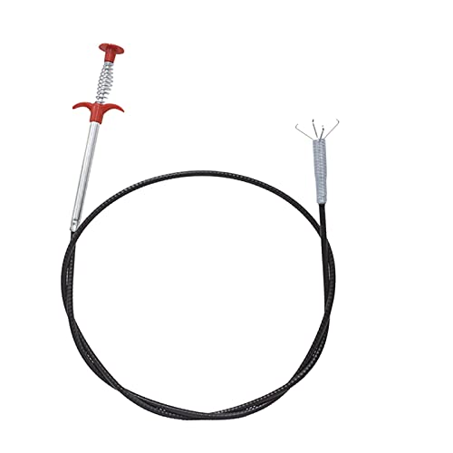 ivolks Flexible Grabber Claw Pick Up Reacher Tool with 4 Claws Bendable Hose Pickup Reaching Assist for Home Sink (63inchs)