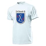  Submarino 8 – Bundes Marino Alemania Unterseeboot tipo 205 tenía 2T Razón – Pesos de plomo Escudo – Camiseta # 11523 blanco XX-Large