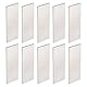 PATIKIL 10er Pack Federstahl 1095 für Messerherstellung, 4 x 1 1/2 x 1/8 Stahlblech für DIY Blankblech, professionelle und Hobbynutzung