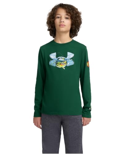 Image of Under Armour Boys' Long Sleeve Graphic T-Shirt, Lightweight & Breathable, Outdoor Collection