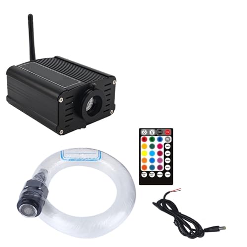 Luces de Fibra Óptica con Proyector RGB de 3 Metros para Techo Estrellado en Coche