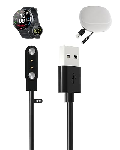 toergy Cavo di ricarica per smartwatch Parsonver FitNova R1, cavo di ricarica USB, attacco magnetico, ricarica rapida, leggero, resistente, custodia portatile in silicone da viaggio