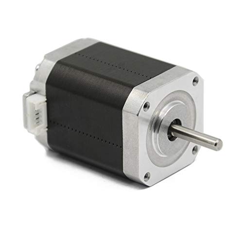 Iverntech 42 Nema 17 Stepper Motor 60mm Body 1.8 Stepper Angle 1.5A 2 Phase 4-Lead with 1M Cable for 3D Printer, CNC Machine and Robotics