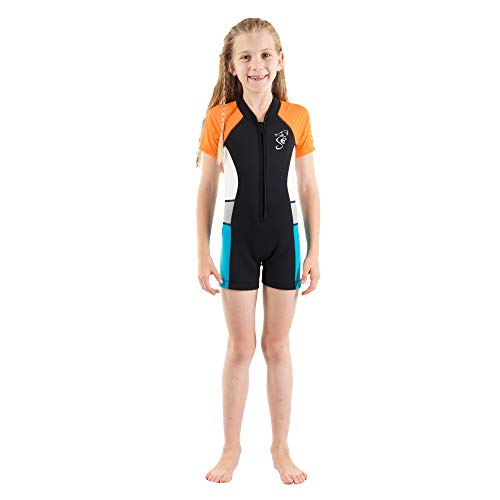 Seavenger Cadet Kids 2Mm Shorty Wetsuit (Orange, 2T) #TOP1