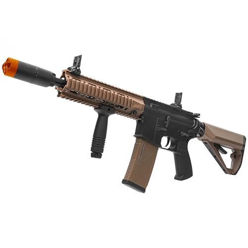 Arcturus Tactical Lwt Mk-Ii Cqb 10 Inch Polymer- Electric Full/Semi-Auto Airsoft Aeg Sport Starter Pack Black-Tan With Battery And Charger thumb #5